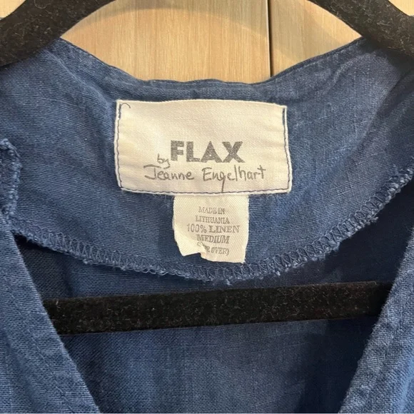 SOLD DO NOT BUY - FLAX LINEN VEST - Picture 3 of 3